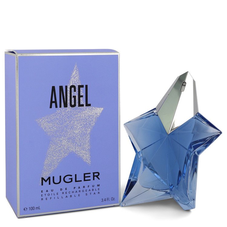 Angel Standing Star Eau De Parfum Spray Refillable By Thierry Mugler 3.4 oz Standing Star Eau De Parfum Spray Refillable