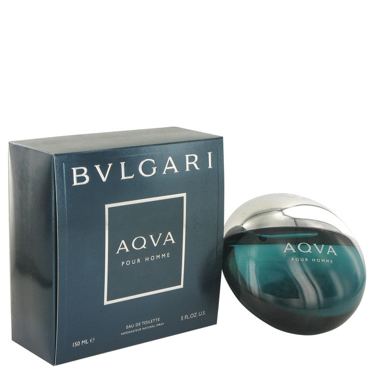 Aqua Pour Homme Eau De Toilette Spray By Bvlgari 5 oz Eau De Toilette Spray