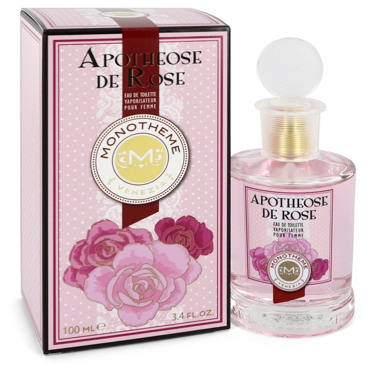 Apothéose De Rose Eau De Toilette Spray By Monotheme Fine Fragrances Venezia 3.4 oz Eau De Toilette Spray