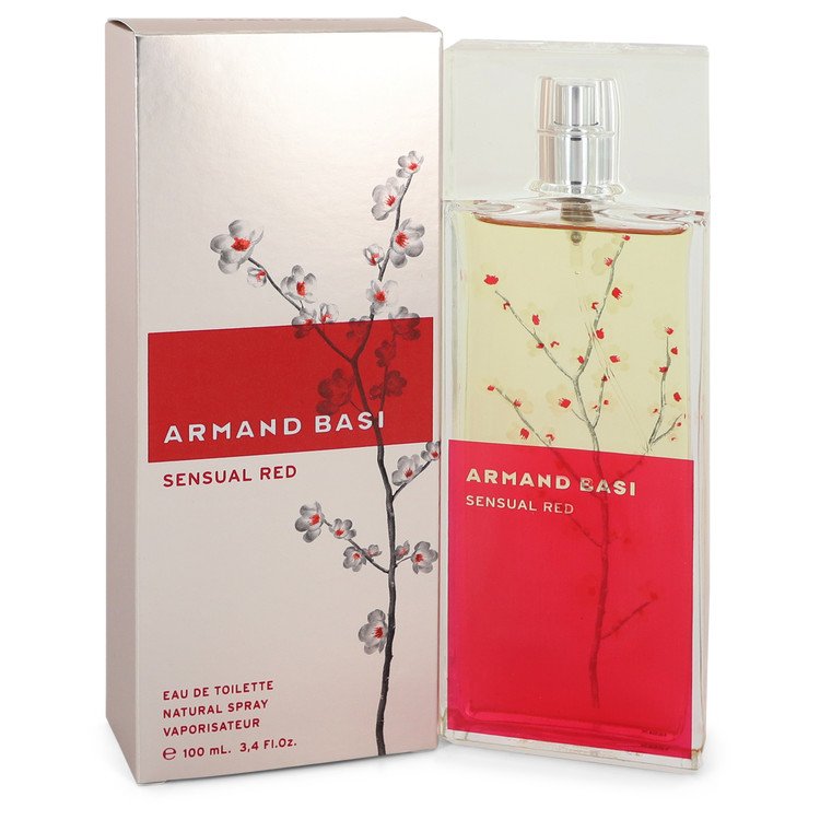 Armand Basi Sensual Red Eau De Toilette Spray By Armand Basi 3.4 oz Eau De Toilette Spray