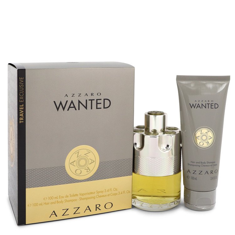 Azzaro Wanted Gift Set By Azzaro 3.4 oz Eau De Toilette Spray + 3.4 oz Shower Gel