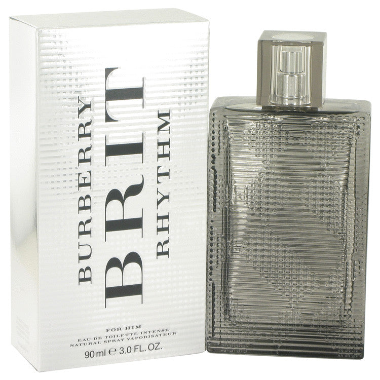 Burberry Brit Rhythm Intense Eau De Toilette Spray By Burberry 3 oz Eau De Toilette Spray