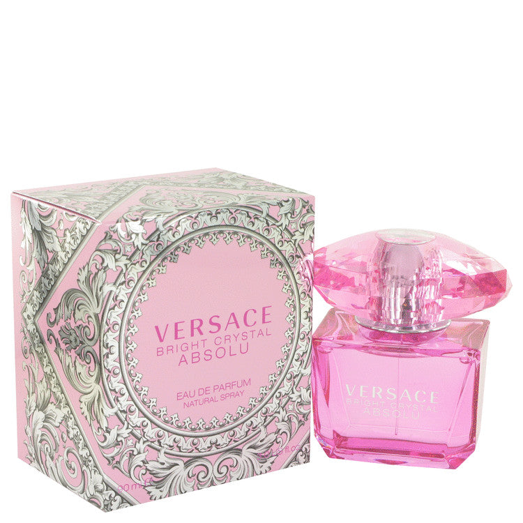 Bright Crystal Absolu Eau De Parfum Spray By Versace 3 oz Eau De Parfum Spray