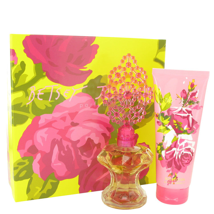 Betsey Johnson Gift Set By Betsey Johnson 3.4 oz Eau De Parfum Spray + 6.7 oz Body Lotion