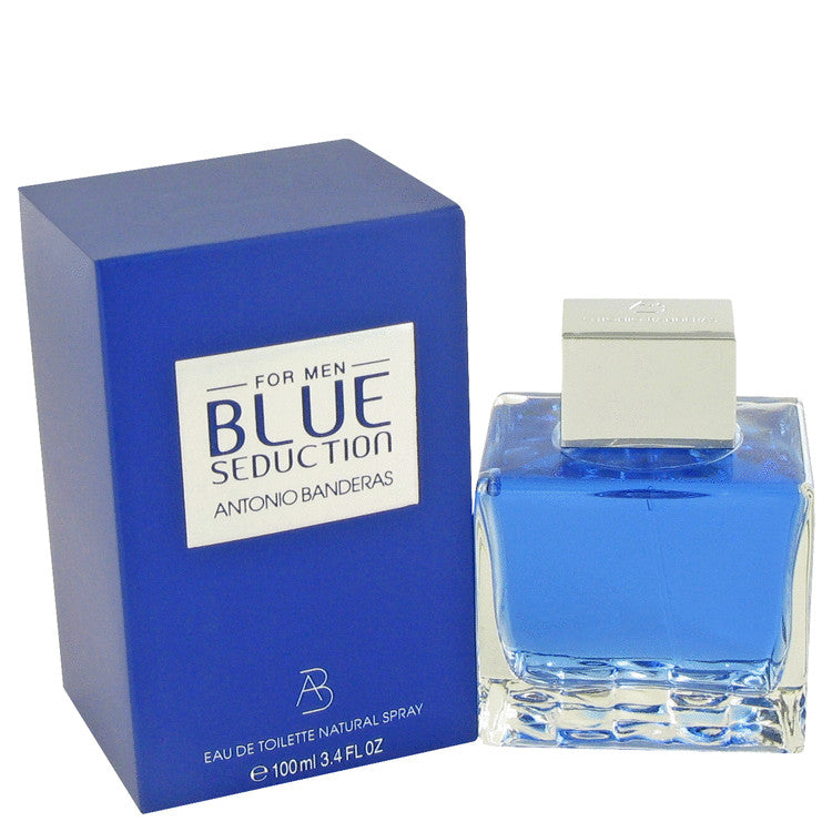 Blue Seduction Eau De Toilette Spray By Antonio Banderas 3.4 oz Eau De Toilette Spray