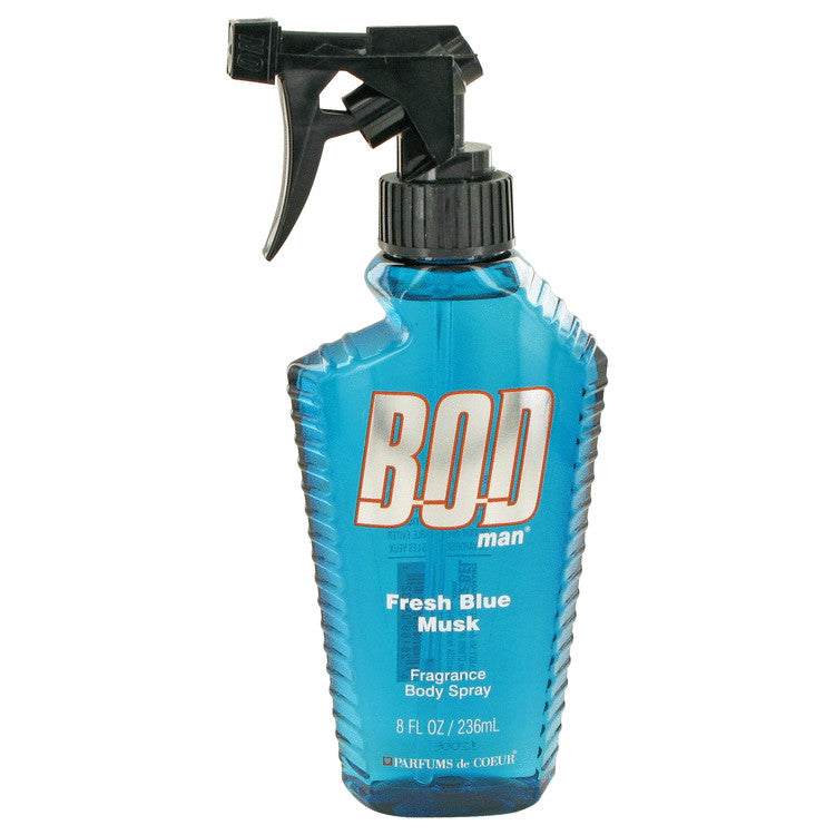 Bod Man Fresh Blue Musk Body Spray By Parfums De Coeur 8 oz Body Spray