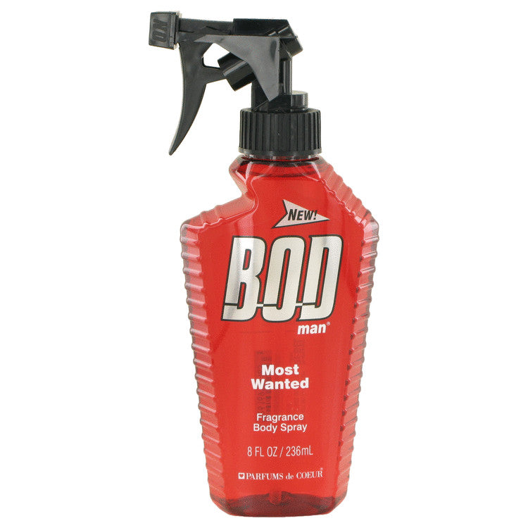 Bod Man Most Wanted Fragrance Body Spray By Parfums De Coeur 8 oz Fragrance Body Spray