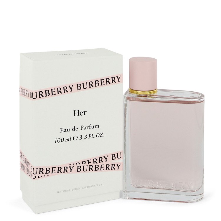 Burberry Her Eau De Parfum Spray By Burberry 3.4 oz Eau De Parfum Spray