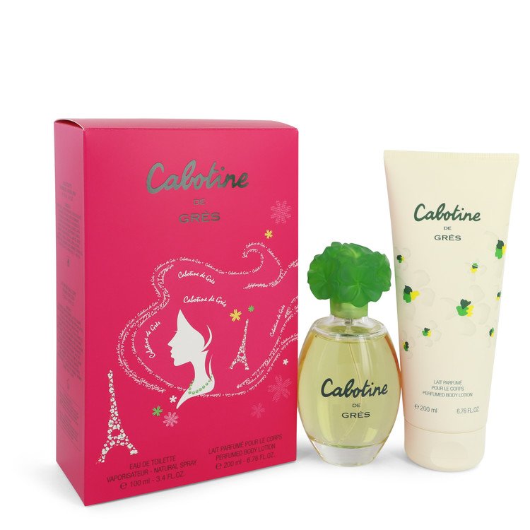 Cabotine Gift Set By Parfums Gres 3.4 oz Eau De Toilette Spray + 6.7 oz Body Lotion