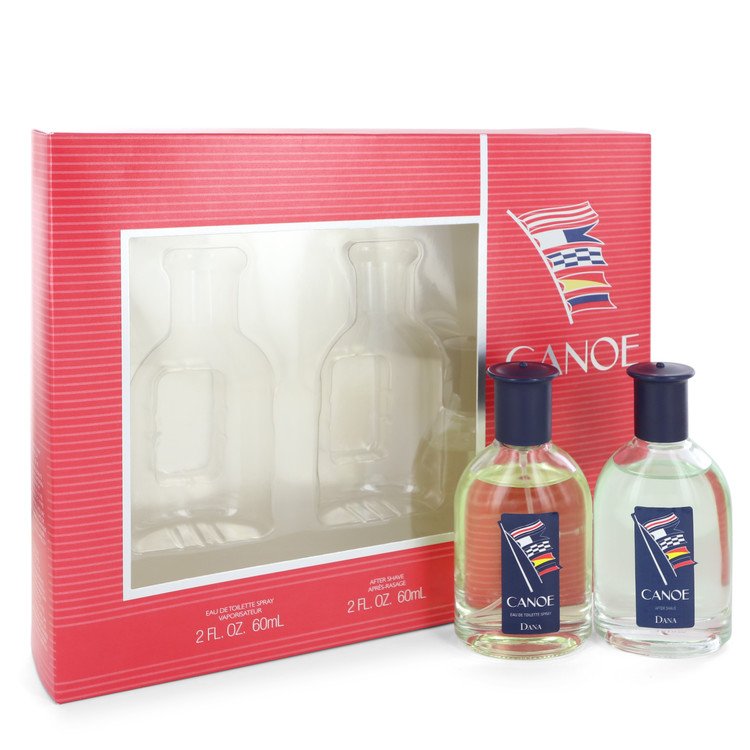 Canoe Gift Set By Dana 2 oz Eau De Toilette Spray + 2 oz After Shave