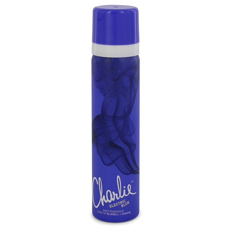 Charlie Electric Blue Body Spray By Revlon 2.5 oz Body Spray