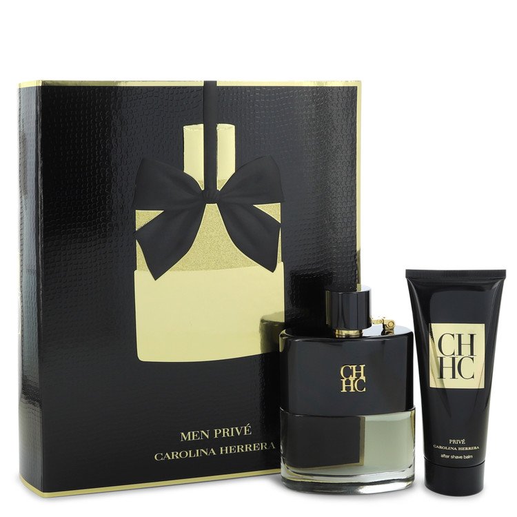 Ch Prive Gift Set By Carolina Herrera 3.4 oz Eau De Toilette Spray + 3.4 oz After Shave Balm