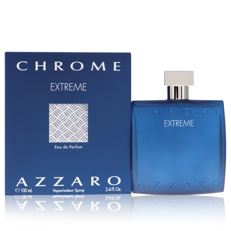 Chrome Extreme Eau De Parfum Spray By Azzaro 3.4 oz Eau De Parfum Spray