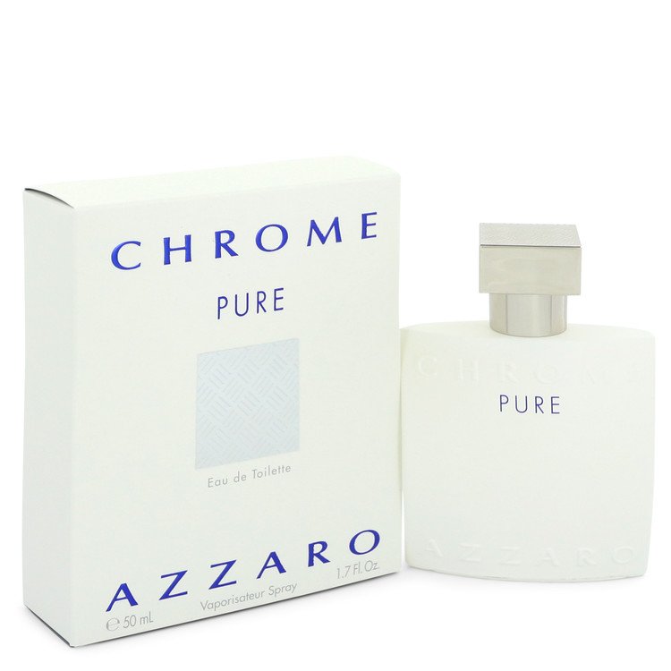 Chrome Pure Eau De Toilette Spray By Azzaro 1.7 oz Eau De Toilette Spray