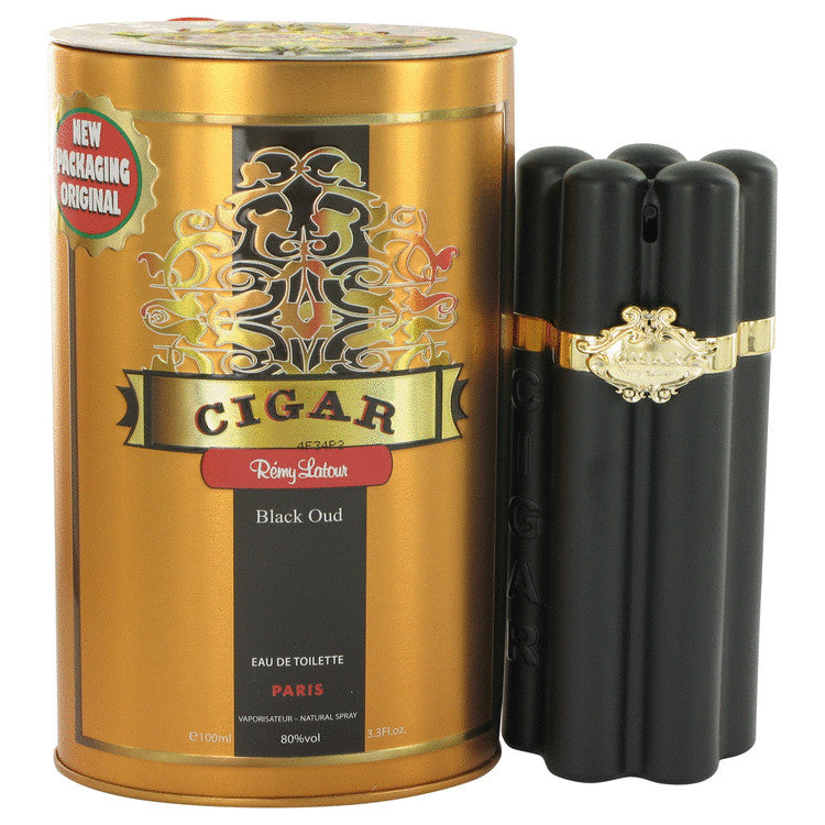 Cigar Black Oud Eau De Toilette Spray By Remy Latour 3.3 oz Eau De Toilette Spray