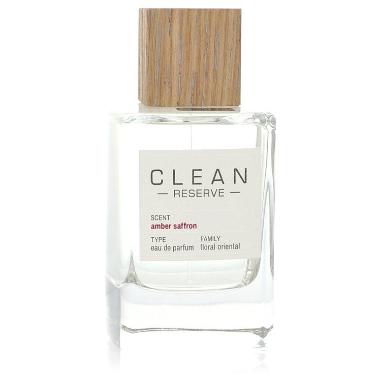 Clean Amber Saffron Eau De Parfum Spray (Tester) By Clean 3.4 oz Eau De Parfum Spray