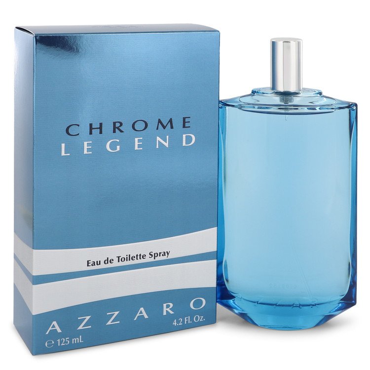 Chrome Legend Eau De Toilette Spray By Azzaro 4.2 oz Eau De Toilette Spray