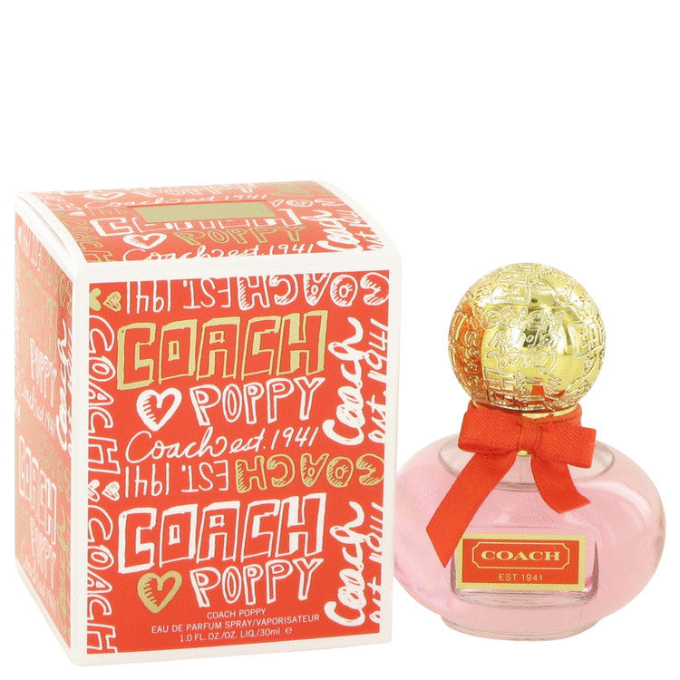 Coach Poppy Eau De Parfum Spray By Coach 1 oz Eau De Parfum Spray