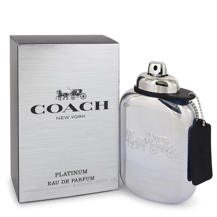 Coach Platinum Eau De Parfum Spray By Coach 3.3 oz Eau De Parfum Spray