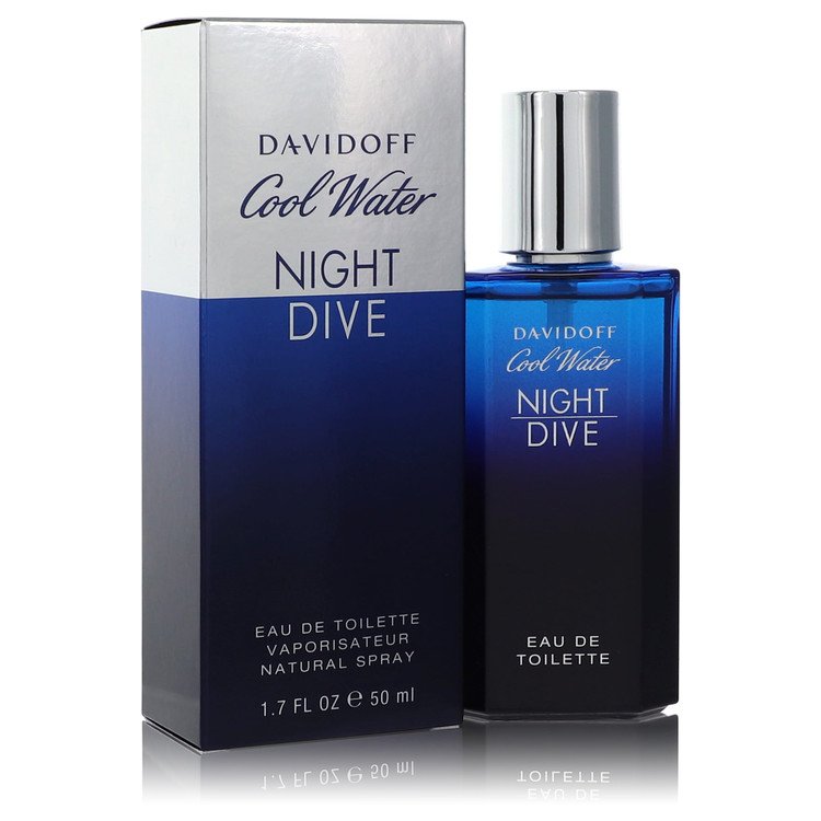 Cool Water Night Dive Eau De Toilette Spray By Davidoff 1.7 oz Eau De Toilette Spray