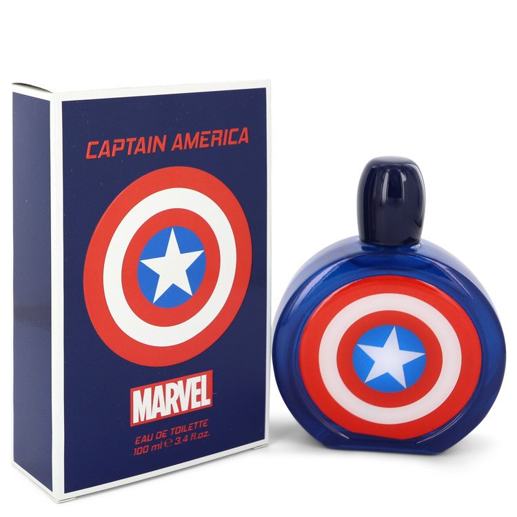 Captain America Eau De Toilette Spray By Marvel 3.4 oz Eau De Toilette Spray