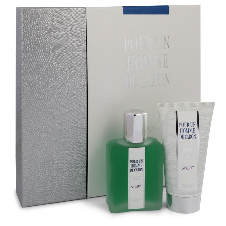 Caron Pour Homme Sport Gift Set By Caron 2.5 oz Eau DE Toilette Spray + 2.5 oz Shower Gel