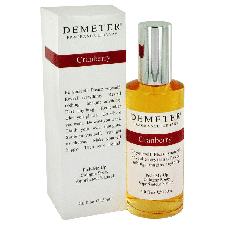 Demeter Cranberry Cologne Spray By Demeter 4 oz Cologne Spray