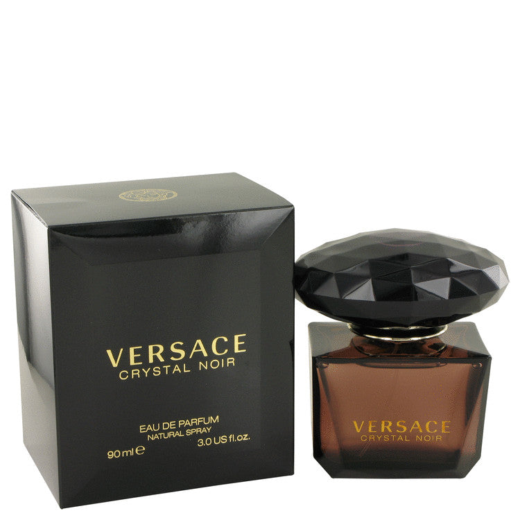 Crystal Noir Eau De Parfum Spray By Versace 3 oz Eau De Parfum Spray