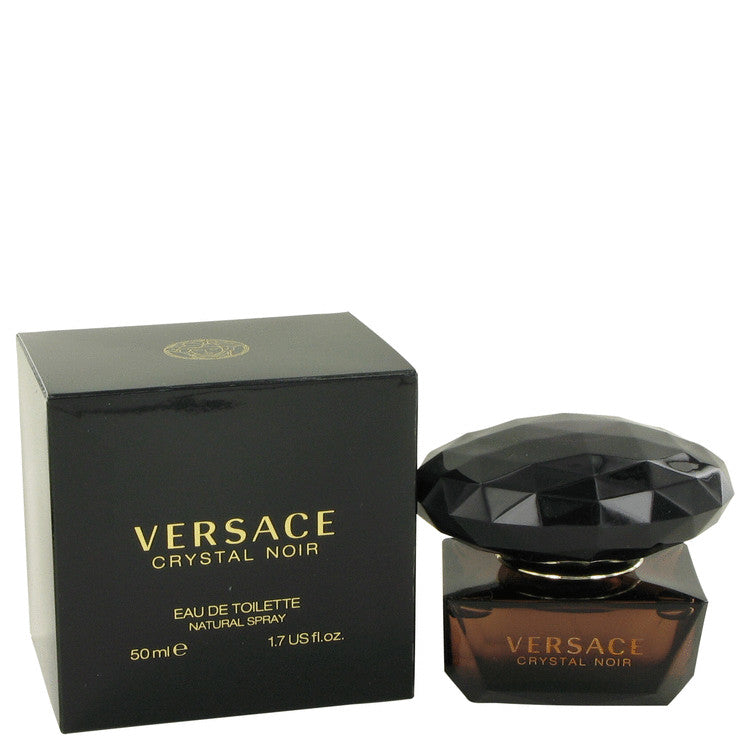 Crystal Noir Eau De Toilette Spray By Versace 1.7 oz Eau De Toilette Spray