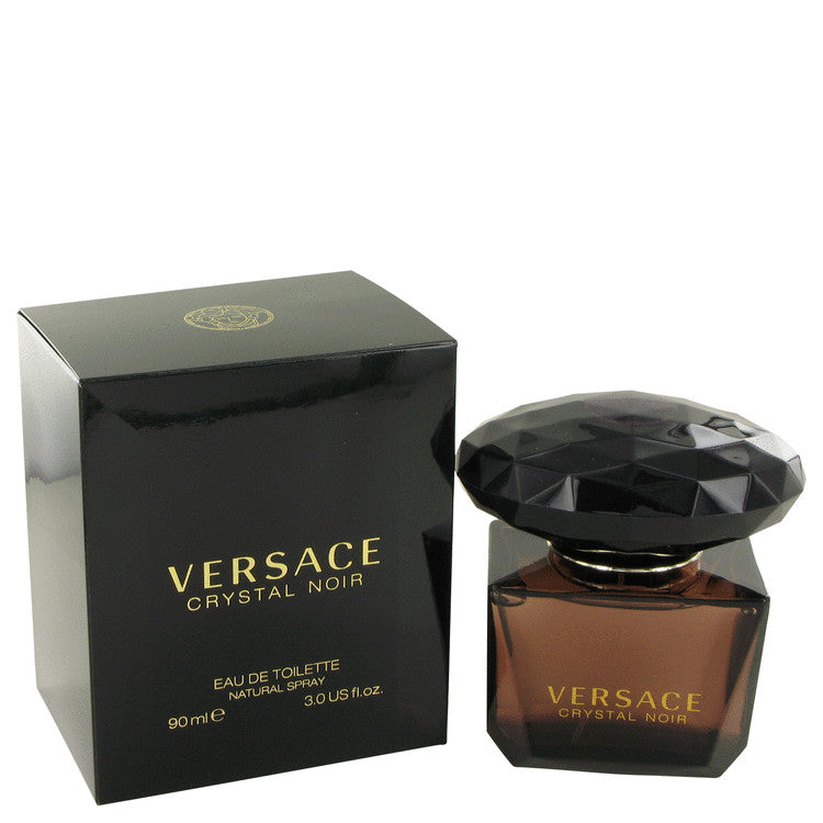 Crystal Noir Eau De Toilette Spray By Versace 3 oz Eau De Toilette Spray