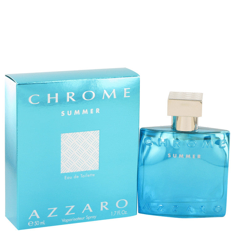 Chrome Summer Eau De Toilette Spray By Azzaro 1.7 oz Eau De Toilette Spray