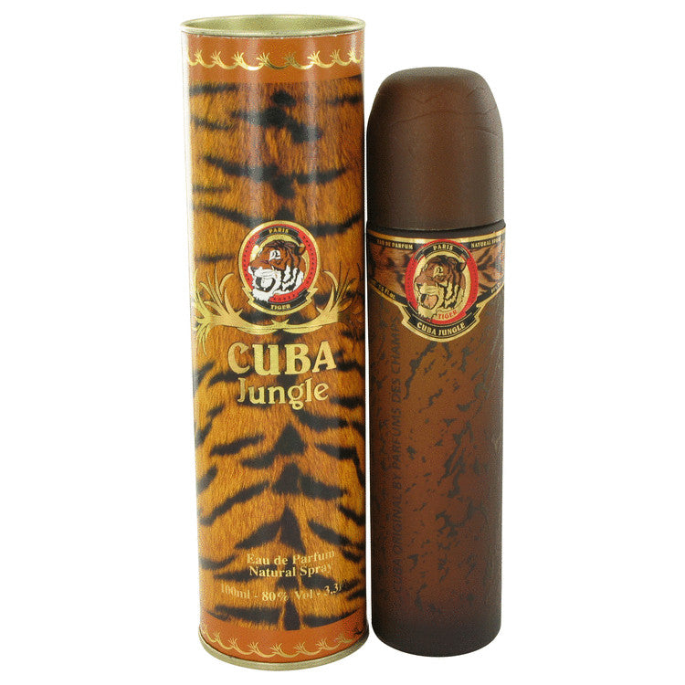 Cuba Jungle Tiger Eau De Parfum Spray By Fragluxe 3.4 oz Eau De Parfum Spray