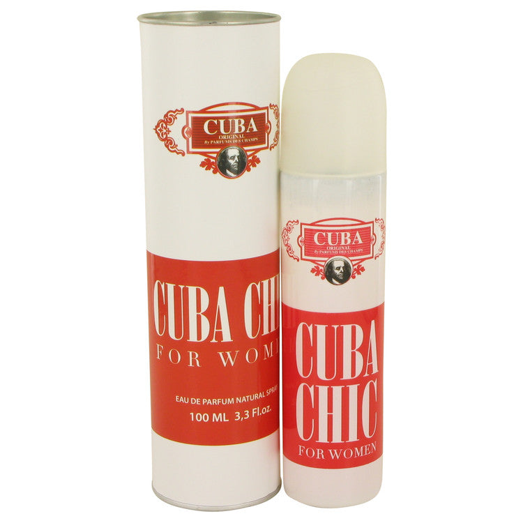 Cuba Chic Eau De Parfum Spray By Fragluxe 3.3 oz Eau De Parfum Spray