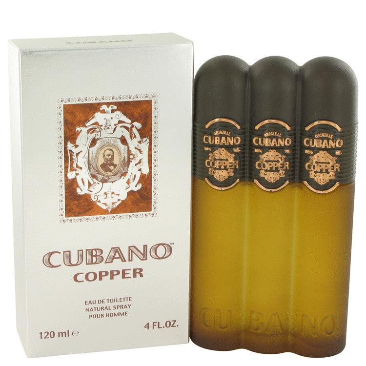 Cubano Copper Eau De Toilette Spray By Cubano 4 oz Eau De Toilette Spray