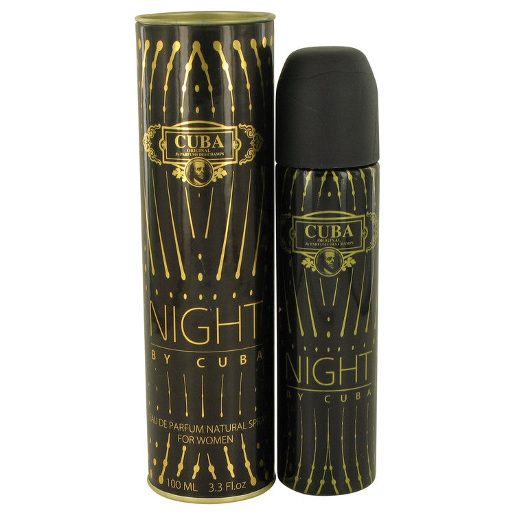 Cuba Night Eau De Parfum Spray By Fragluxe 3.3 oz Eau De Parfum Spray