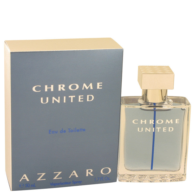 Chrome United Eau De Toilette Spray By Azzaro 1.7 oz Eau De Toilette Spray