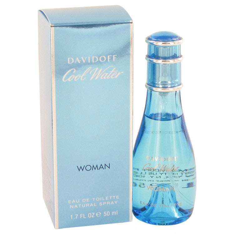 Cool Water Eau De Toilette Spray By Davidoff 1.7 oz Eau De Toilette Spray