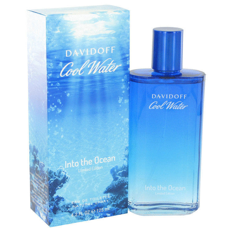 Cool Water Into The Ocean Eau De Toilette Spray By Davidoff 4.2 oz Eau De Toilette Spray