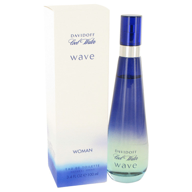 Cool Water Wave Eau De Toilette Spray By Davidoff 3.4 oz Eau De Toilette Spray