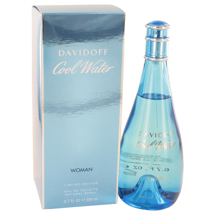 Cool Water Eau De Toilette Spray By Davidoff 6.7 oz Eau De Toilette Spray