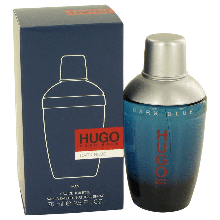 Dark Blue Eau De Toilette Spray By Hugo Boss 2.5 oz Eau De Toilette Spray