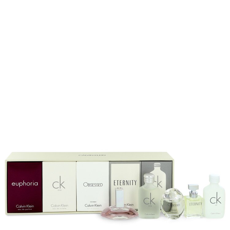 Euphoria Gift Set By Calvin Klein Deluxe Fragrance Collection Includes CK One, Euphoria, CK All, Obsessed and Eternity