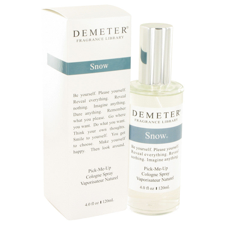 Demeter Snow Cologne Spray By Demeter 4 oz Cologne Spray