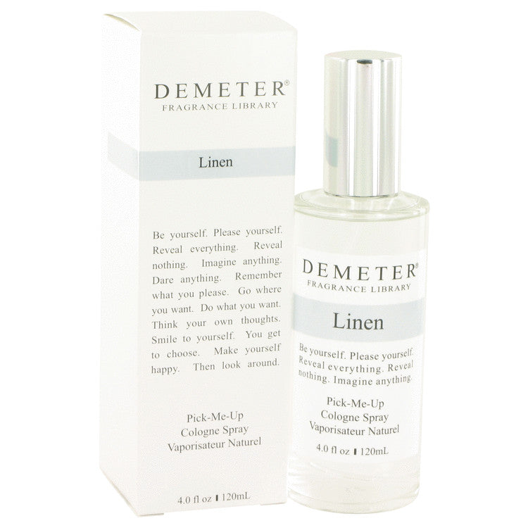 Demeter Linen Cologne Spray By Demeter 4 oz Cologne Spray