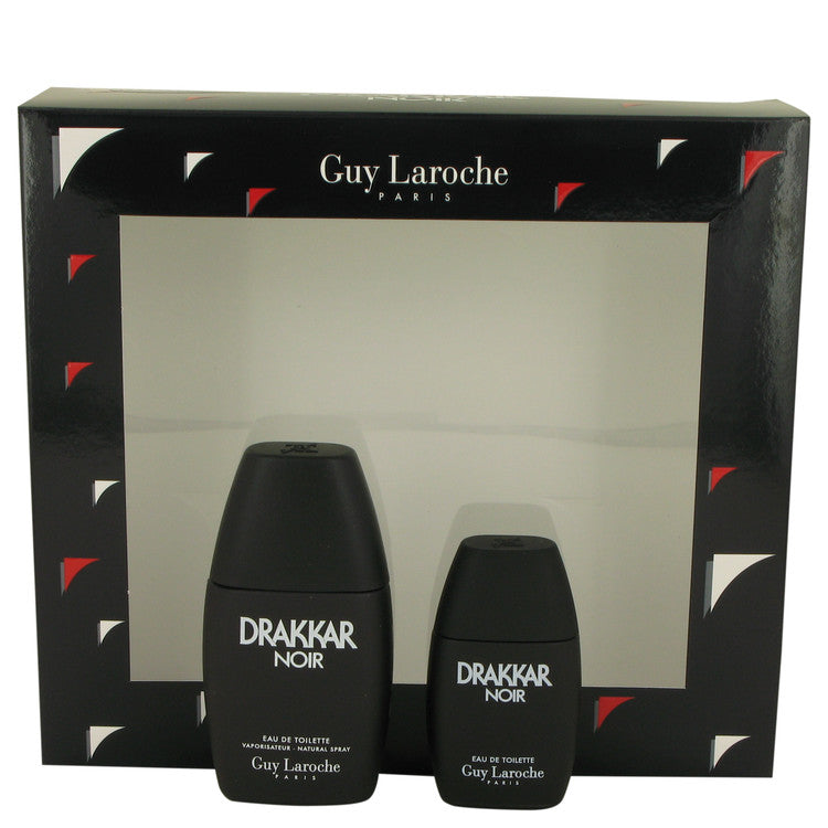 Drakkar Noir Gift Set By Guy Laroche 1 oz Eau De Toilette Spray + .5 oz Mini EDT