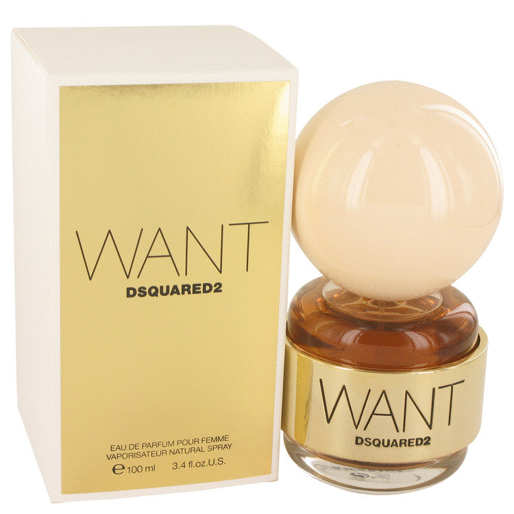 Dsquared2 Want Eau De Parfum Spray By Dsquared2 3.4 oz Eau De Parfum Spray