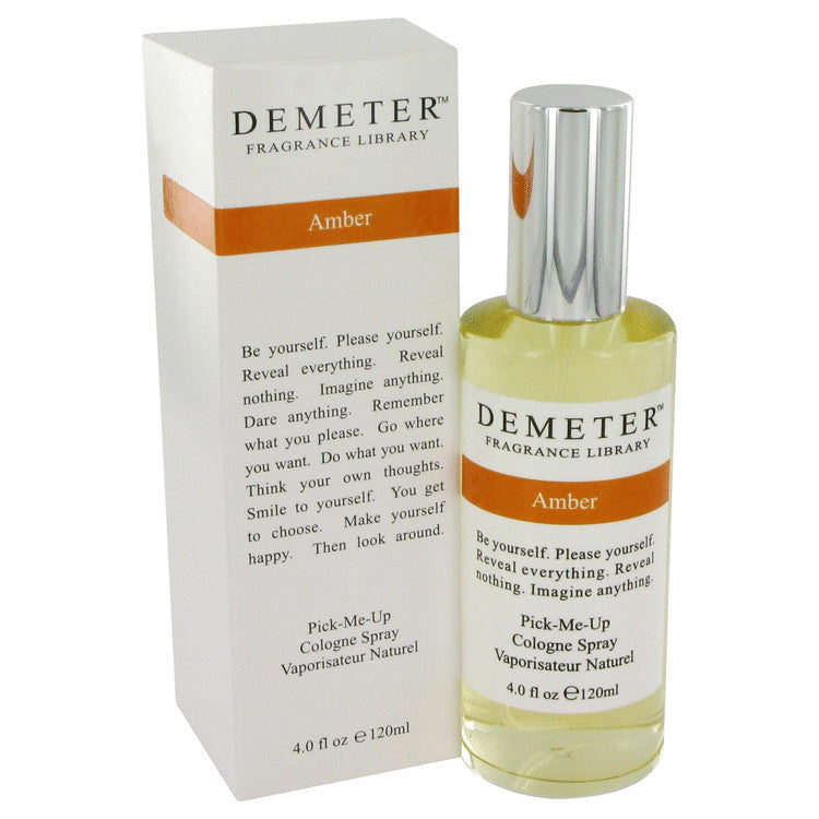 Demeter Amber Cologne Spray By Demeter 4 oz Cologne Spray