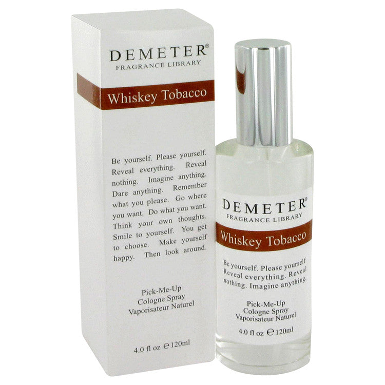 Demeter Whiskey Tobacco Cologne Spray By Demeter 4 oz Cologne Spray