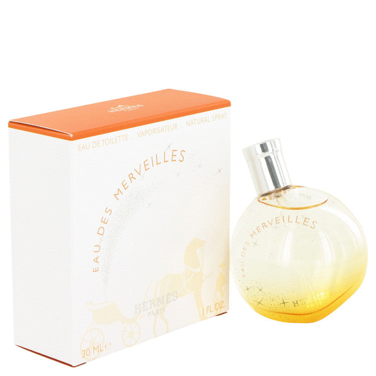 Eau Des Merveilles Eau De Toilette Spray By Hermes 1 oz Eau De Toilette Spray