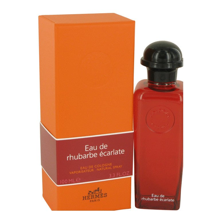 Eau De Rhubarbe Ecarlate Eau De Cologne Spray By Hermes 3.3 oz Eau De Cologne Spray